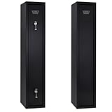 WestWood Luxury 3 Gun Security Lockable Safe Cabinet Storage Shotgun Rifle Firearm With Locks Heavy Duty Steel Black - Image 9