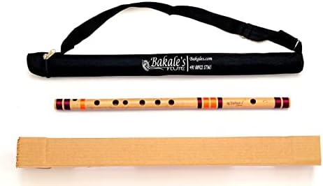 Bakale Flutes C Medium Bansuri Flute Left Handed -19 INCH- 440Hz ...