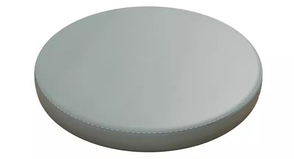 ponpfden PU Leather Round Seat Cushion/memory Foam Non-slip Dining Chair Cushion, Bar Stool Cushion Waterproof Round Chair Pad，Diameter 30cm/35cm/40cm Round Seat Pad