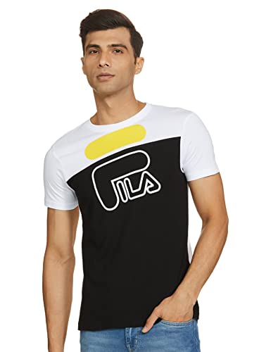 Image of FILA Men's Solid Straight T-Shirt