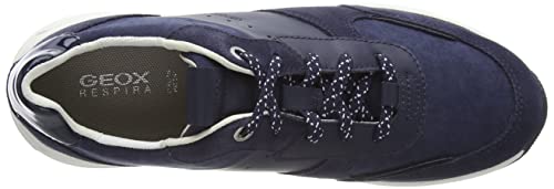 Geox D Bulmya A, Sneakers Donna, Blu (Dk Jeans)