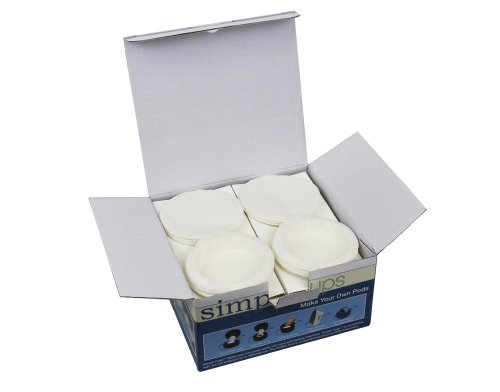 Coffee Pod Replacement Filters for Coffee Pod Brewers 200 Pack, Compatible with Coffee Pods Brewers, Use & Make Your Own - Works with All Brand, Brew Your Coffee the Way You Like It, Gift