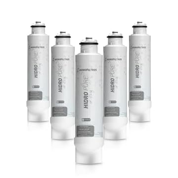 Kit 5 Filtro/refil Vela De Água Hidrofiltros Compatível c/Purificador Acqua Pure Electrolux Pappca50 PE12A, PE12B, PE12G, PE12V Premium