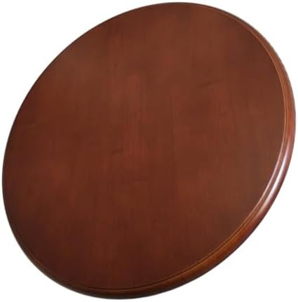 36" Large Wooden Lazy Susan Turntable - Multi-Color Round Rotating Serving Tray for Dining Table & Kitchen Centerpiece (Walnut Finish, 90cm)