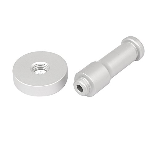 Image of Aexit Clothes Towel Nails, Screws & Fasteners Hanging Wall Mounted Cylindrical Shape Single Hanger Hook Picture Hangers Silver Tone