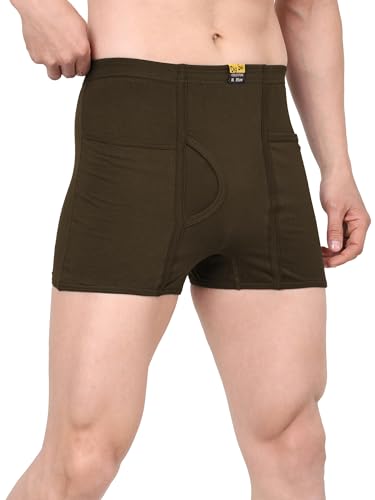 Image of Digsel Men 100% Cotton Inner Elastic Packet Trunks