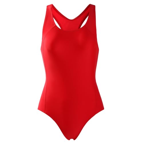 Image of Girls' Swimsuit One Piece Swimming Suits Flyback Swimwear for Practice