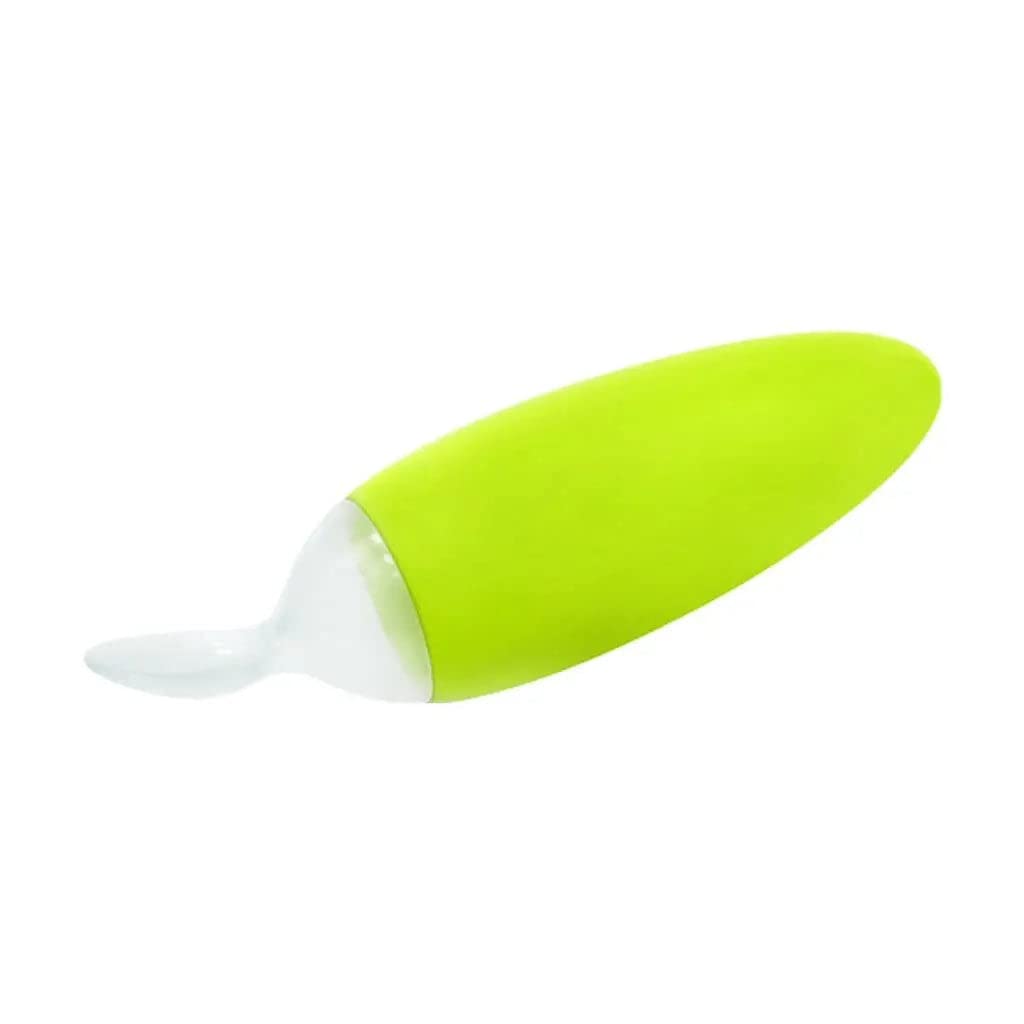 B10122 Boon Squirt Feeding Food Spoon Green Baby Toddlers Utensils 4+ Months
