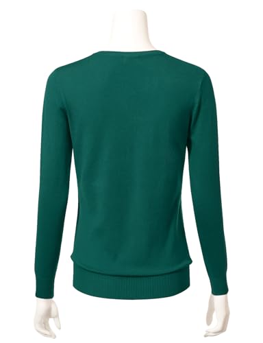 Image of Allsense Women's Long-Sleeve Crewneck Cardigan | Classic Button Down Sweater, Soft Fine Knit, Lightweight