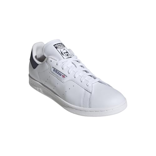 adidas Mens Stan Smith Perforated Lace Up Sneakers Shoes Casual - White2