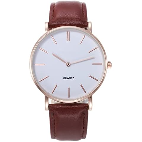 MAGAFILED Women Watch Waterproof Quartz Wrist Watch Leather Strap Classic for Fashion Casual Business Dressing Outdoor Ladies Girls (Gold) Cover