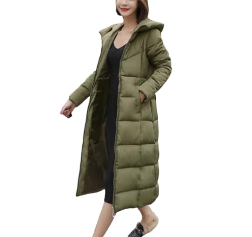 Veste chaude femme grand froid manteau coton avec capuche protectrice