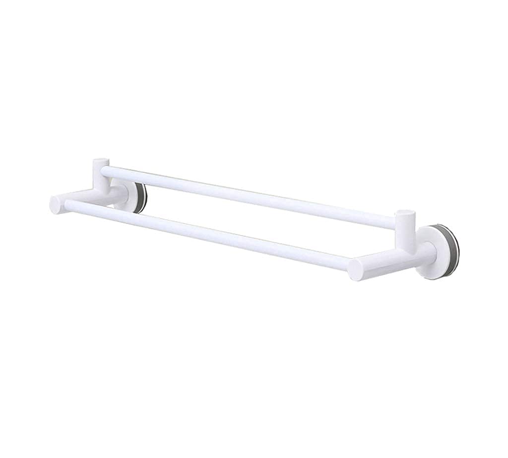 Porte-serviettes de salle de bain mural étagère de cuisine double barre