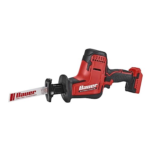 Cordless Reciprocating Saw Brushless Compact 20 Volts Baterry Powewred Tool Only By Bauer