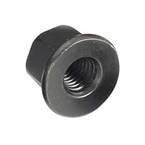 COQALINEX Schwarze Flanschmuttern M8-M24 DIN6331