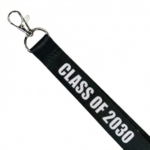 Image of PinMart Class of 2025-2030 School Graduation Lanyard ID Name Badge Keychain