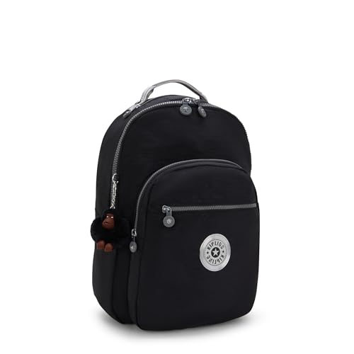 Image of Kipling Women's Seoul 15 inch Laptop Backpack, Durable, Roomy with Padded Shoulder Straps, Built-In Protective Sleeve