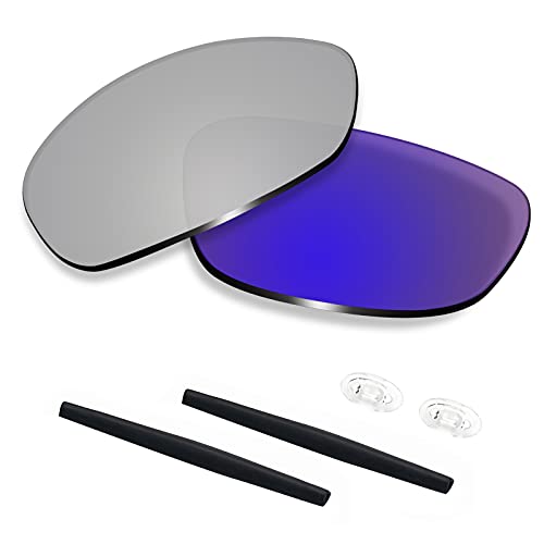 Image of Polarized Replacement Lenses & Rubber Kits Compatible with Oakley Whisker