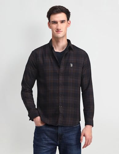 Image of U.S. Polo Assn. Denim Co. Tartan Check Slim Fit Shirt