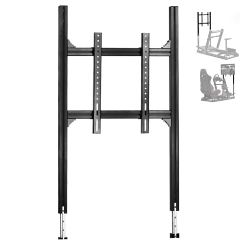 Marada Racing Simulator Cockpit Monitor Stand Support Screens Racing Simulator from 27 to 65 inches Fit for Logitech/Thrustmaster/Fanatec G27 G29 G920 G923 T128X T248 T300 T458,Without Cockpit