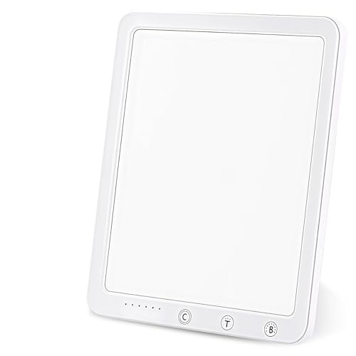 VEGOATY Tageslichtlampe, 10000 Lux dimmbar Tageslichtleuchte LED...