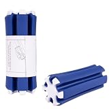 Golf Club Holder, Golf Club Organizer Support Stand, Cylindrical Holder for 6 Golf Club, Easy-Access Golf Organizer for Bag, Golfing Accessory with Strap, Reduces Clutter in Golf Bag (Blue and White)