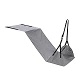MYCENSE Airplane Foot Hammock Support Leg Hammock Convenient Premium Travel Accessories Plane Footrest for Women Men Car Office Home, Gray