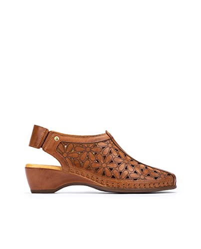 PIKOLINOS Heels Leather Romana for Woman Brandy
