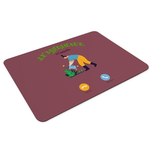 Sets de table antidérapants caoutchouc rouge grand format maison et jardin