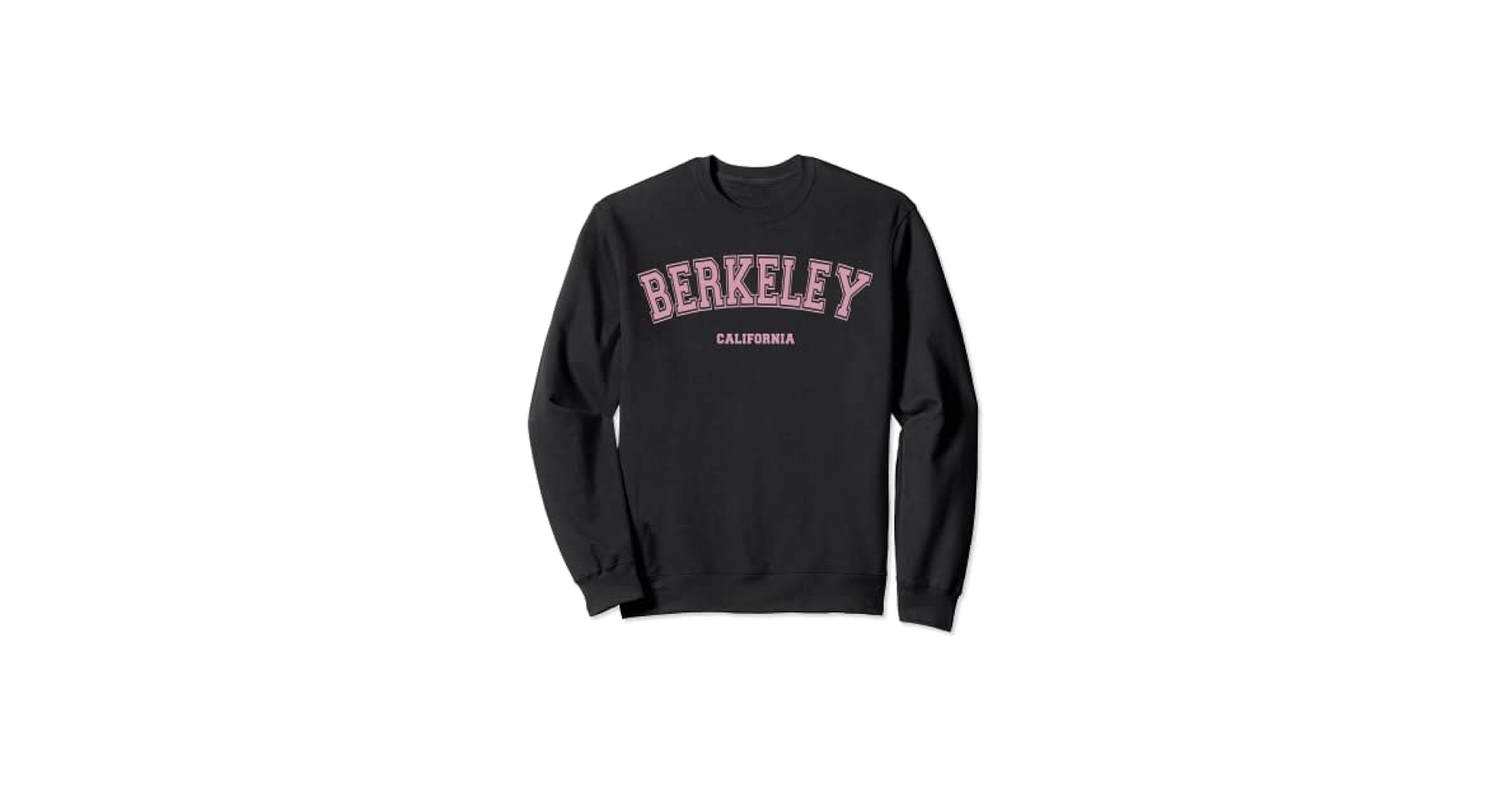 【MODERNIF】Berkeley Lettering Sweatshirt Amazon.com: Pink Berkeley California CA Varsity Style on