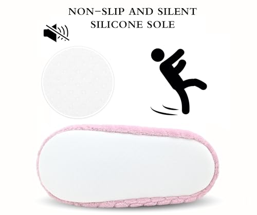 Image of Keyela Women Cozy Warm Slipper Socks, Non Slip Gripper Indoor House Socks | Soft warm cozy fabric, gripper anti-slip bottom for bedroom, lounge and all indoor daily use