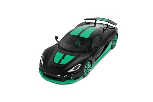 GT Spirit Nevera Black con Rayas Verdes 1:18 miniatura 5