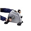Rhene-Portable-Mini-Exercise-Bike-Arm-and-Leg-Exercise-Equipment-Cycle-with-Digital-LCD-Screen-Display-Under-Desk-Bike Rhene Portable Mini Exercise Bike, Pedal Exerciser Foot Cycle, Arm and Leg Exercise Equipment Cycle with Digital LCD Screen Display, Under Desk Bike (Sliver)