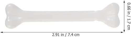 Miniatura 3 de MAGICLULU 36 piezas de huesos blancos de plástico para Halloween, mini huesos de plástico, accesorios de hueso humano falso para decoraciones de
