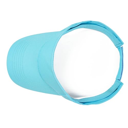 Image of ANDICEQY Sport Sun Visor Hats Adjustable Empty Top Baseball Cap Cotton Ball Caps for Women and Men