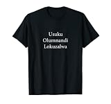 Happy Birthday Zulu Language Accessoire photo de voyage humoristique pour mission T-Shirt