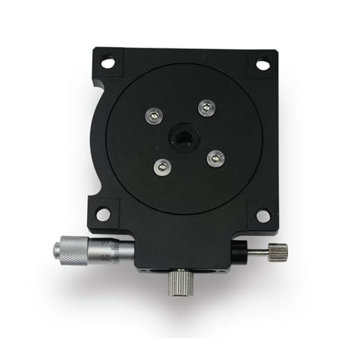 Glissière rotative manuelle RS60-L, support rotatif mécanique pour réglage de l'axe R