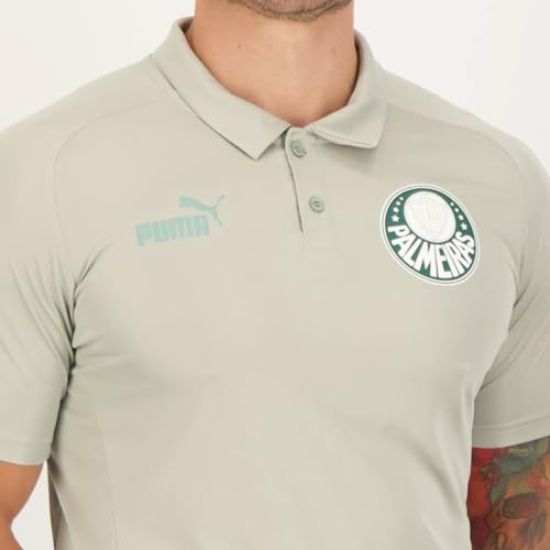 Polo Puma Palmeiras Casual Cinza