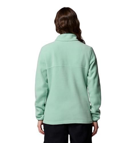 Image of Columbia Womens Benton Springs Half Snap II Pull Over Fleece Jacket, Dark Stone /Canoe /Vintage Blue, 3X