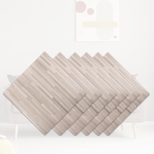 SENENQU 40pcs Self Adhesive Floor Tiles, 30cm x 30cm Peel and Stick Vinyl Flooring, Waterproof Marble PVC Flooring Tiles for Bathroom Kitchen Living Room – Grey