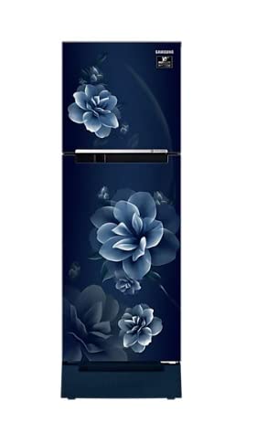 253L 2 Star Frost-Free Double Door Refrigerator (RT28B3122CU/HL, Camellia Blue)