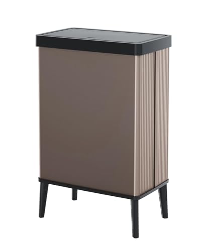 Curver Keter Verto, Poubelle de collecte différenciée, couvercle à pression, double compartiment, design élégant, recyclable, idéal pour salle de bain, salon ou...