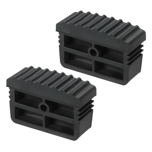 PATIKIL Embouts d'Échelle, 2 Pièces,s en Caoutchouc Antidérapants pour Pieds d'Échelle, Couvre-Butoirs de Sécurité de Remplacement pour Protéger...