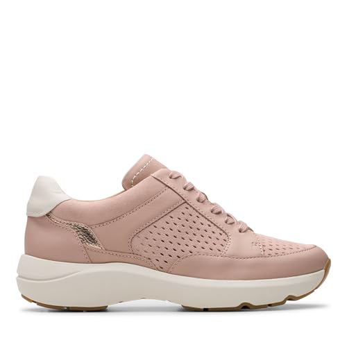 Clarks - Tivoli Walk, Zapatillas De Las Mujeres, Light Pink Combi,