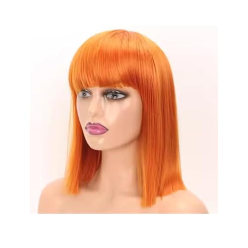 Perruque bouclée 30cm haute durabilité à boucles gaufrées et raie naturelle invisible