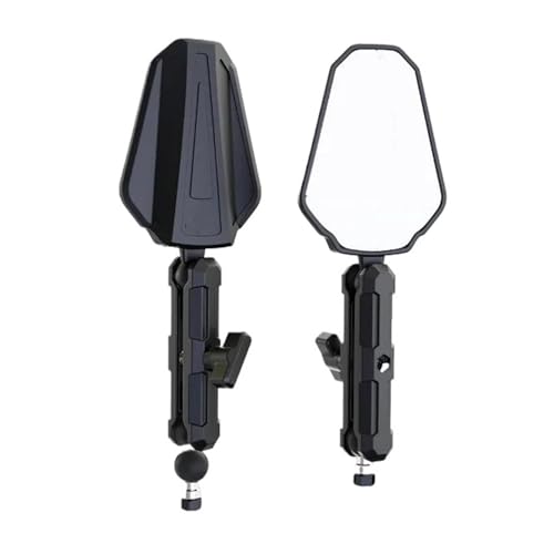 Espejo moto lateral con rotación completa y diseño plegable para patinete ADV todoterreno