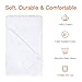 Amazon Basics Soft and Thick Cotton Hand Towels, 16 x 26 in, White, 12-Pack