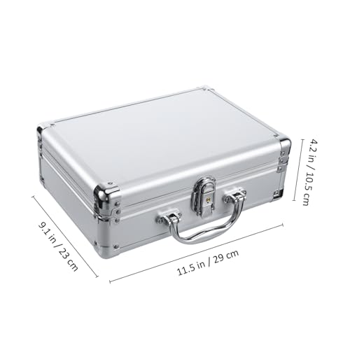 Makeup Box Organizer Aluminum Tool Case for Men Women Portable Storage2