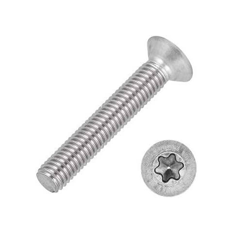 Tornillos de cabeza avellanada Torx con hexágono interior de acero inoxidable Cover