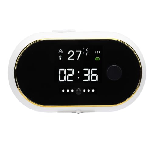 Soporte de carga de 3 pulgadas compacto para auriculares con reloj digital integrado 2